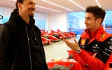 Ibrahimovic tour a bordo della Ferrari 296 Gtb a Fiorano